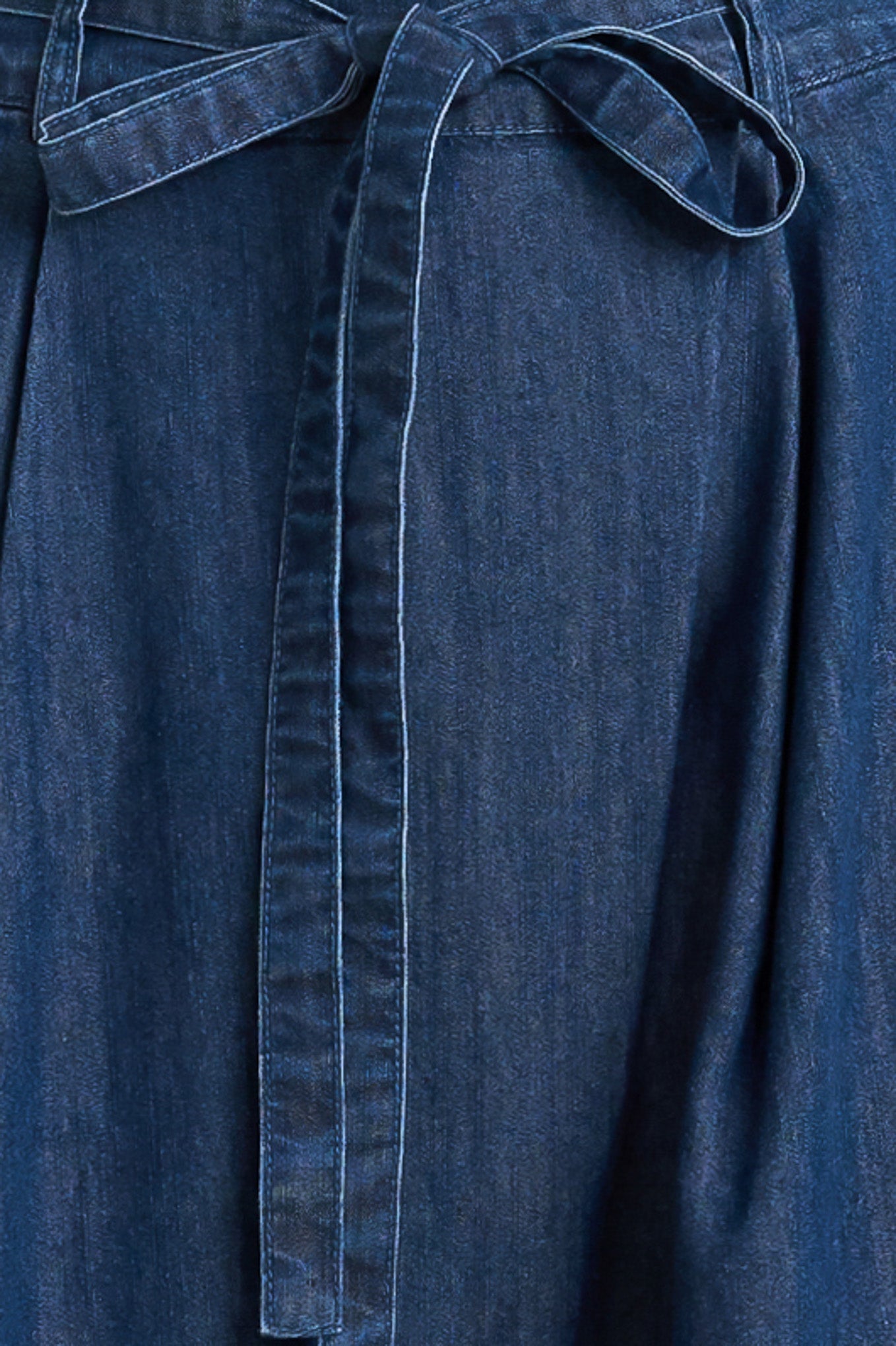 RELAXED TAILORED DENIM LOOSE FITTING PANTS