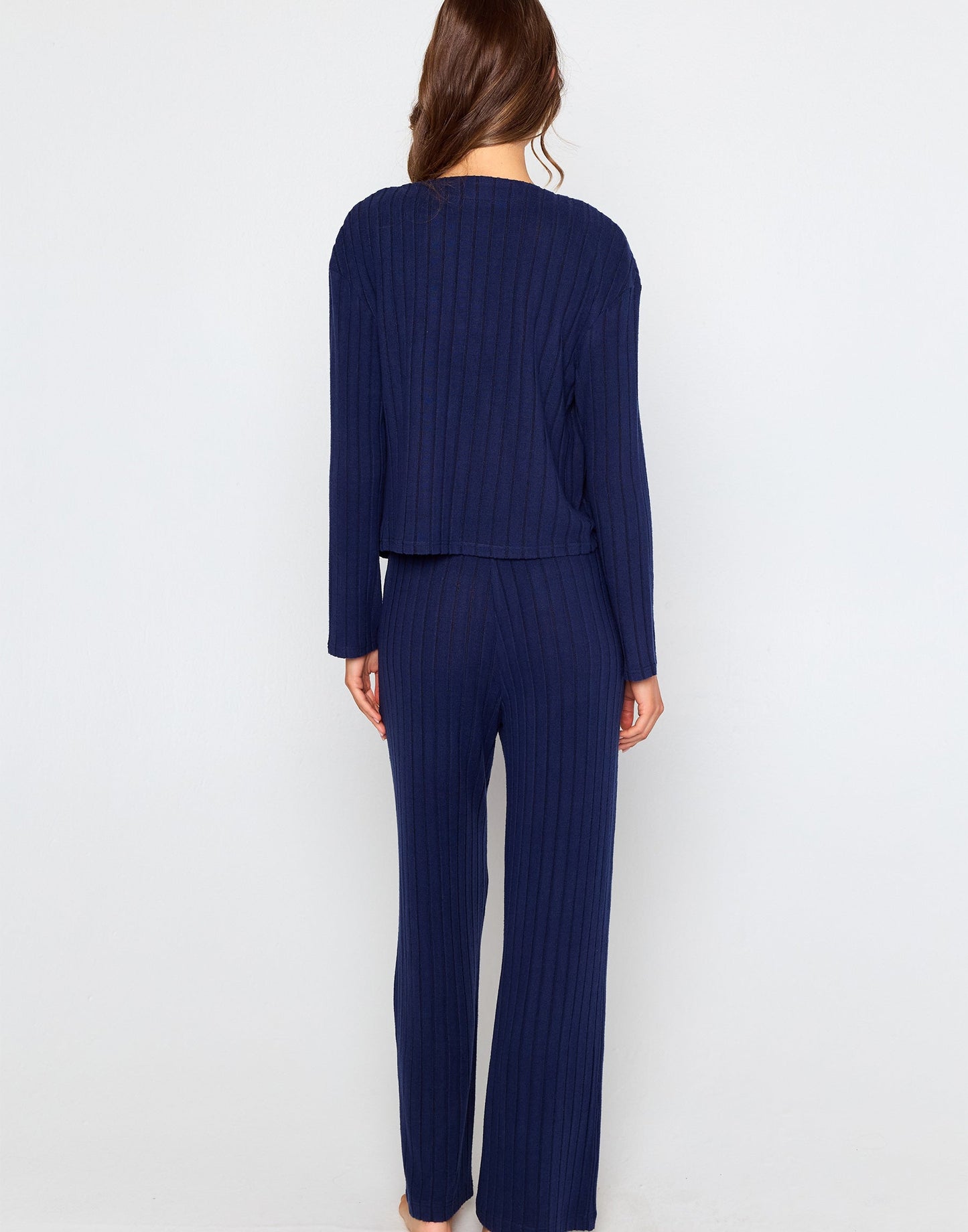 Mai Wide Leg Pant - Navy