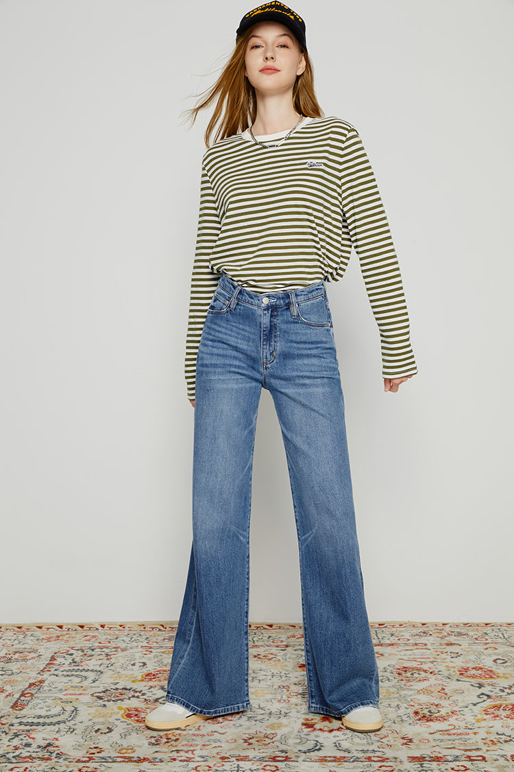 ANGELES HIGH RISE BAGGY JEANS