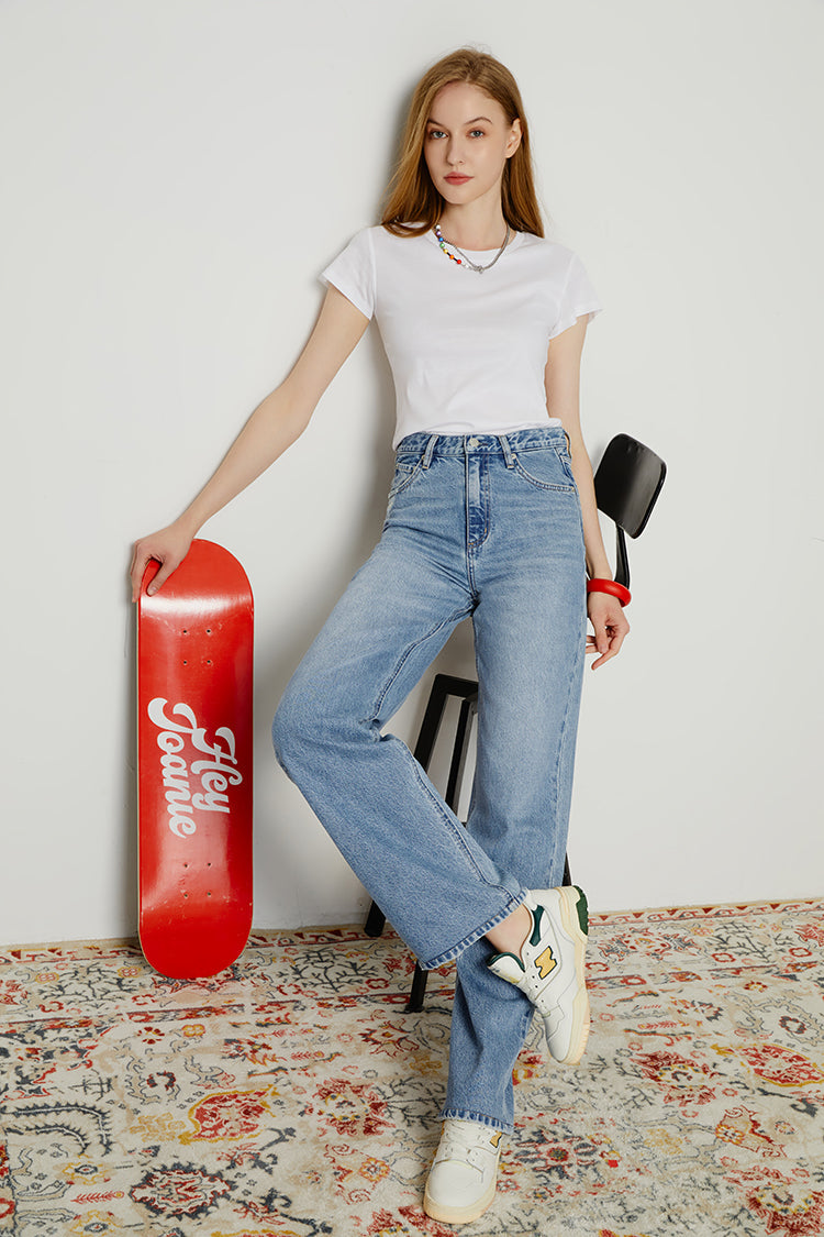 Whitefish High Rise Wide Jeans HJ007