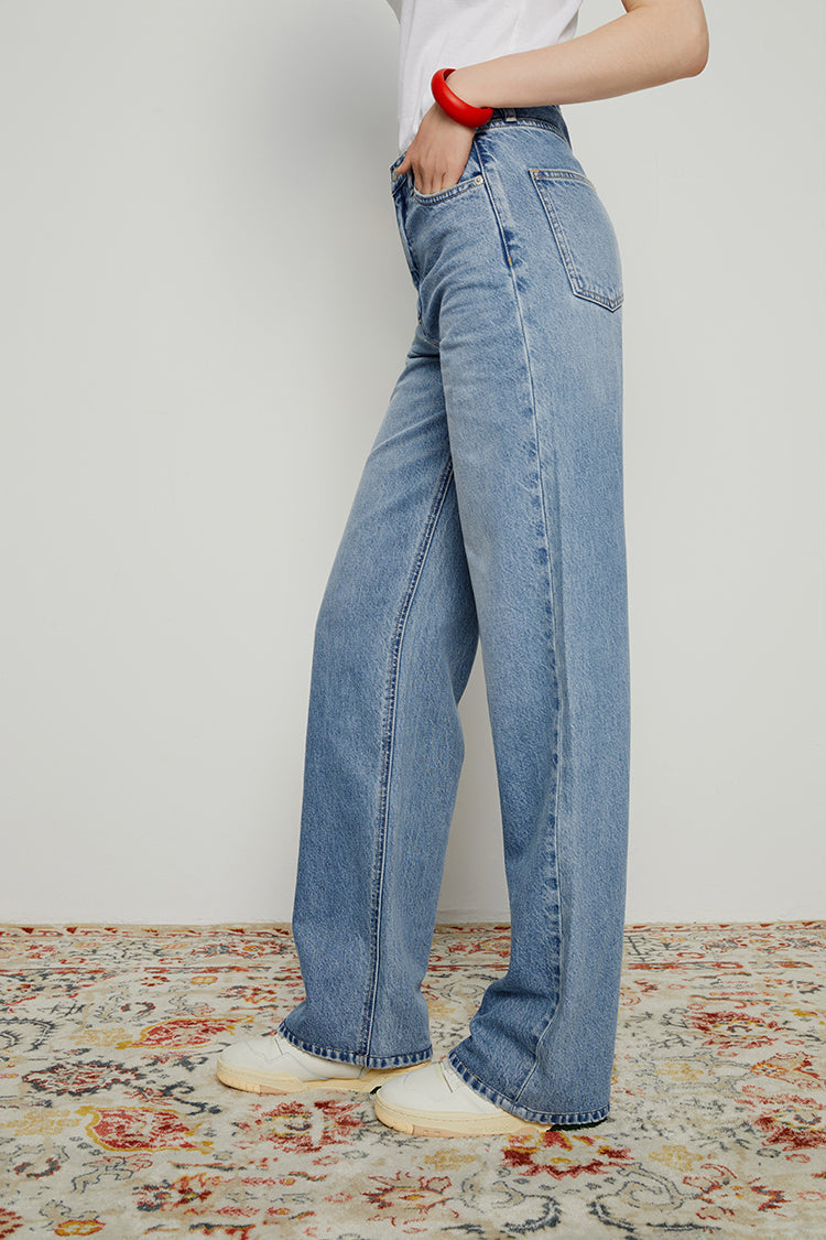CONEY ISLAND WHITEFISH HIGH RISE WIDE JEANS
