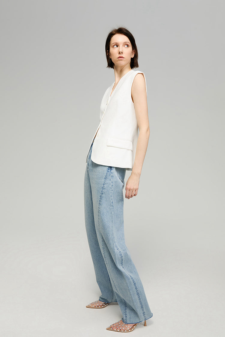 RELAXED BARREL LEG JEANS
