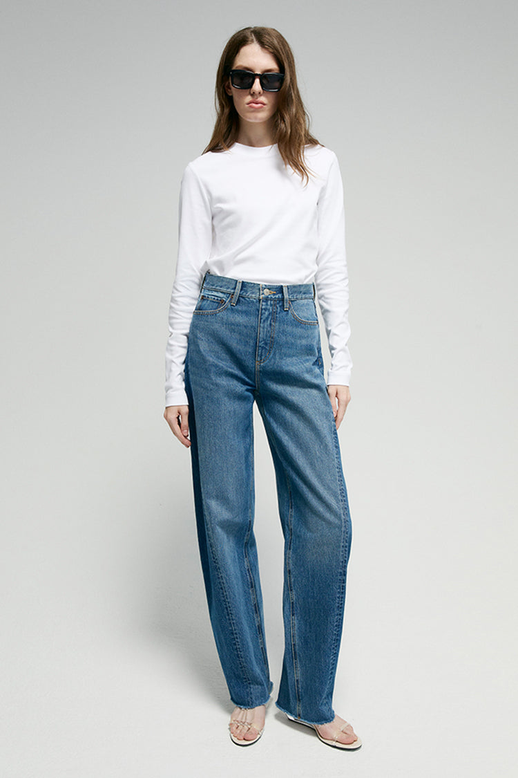 RELAXED BARREL LEG JEANS