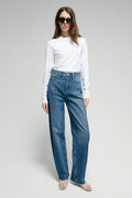 RELAXED BARREL LEG JEANS