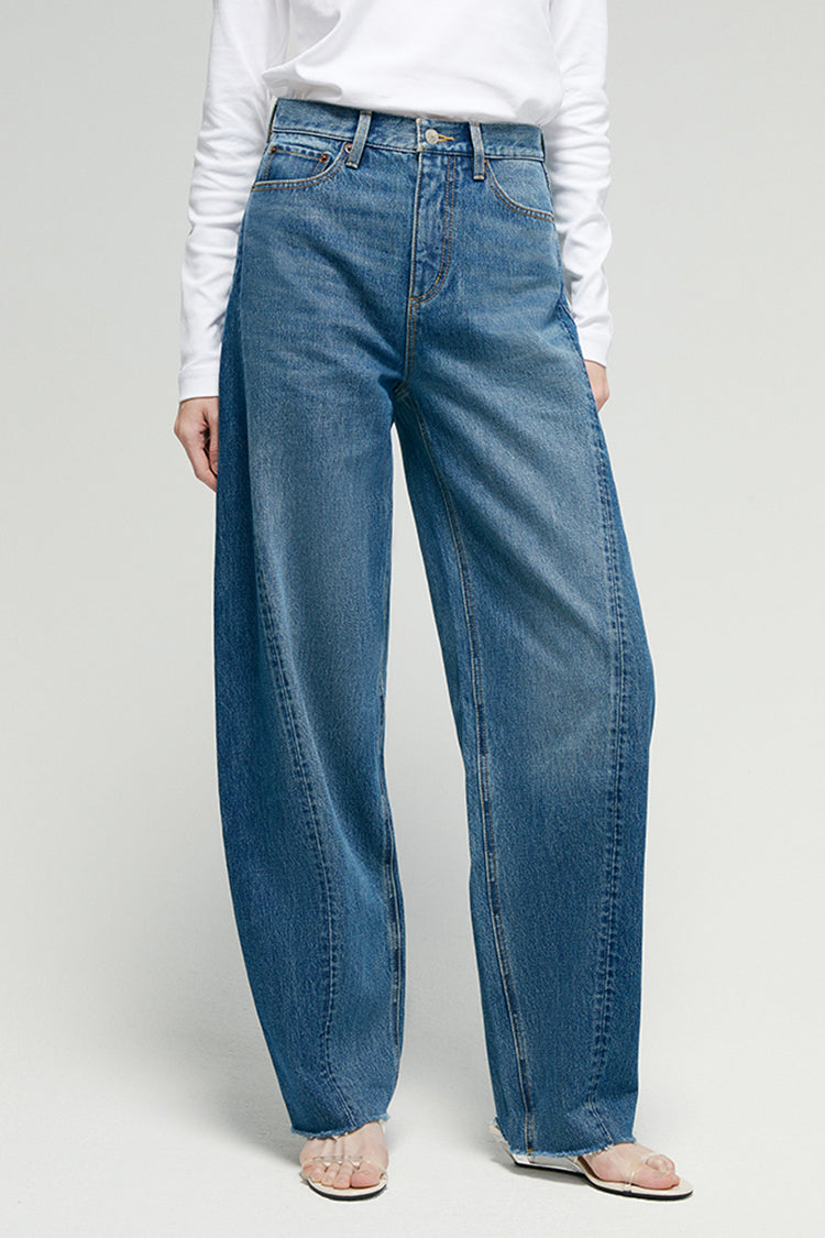 RELAXED BARREL LEG JEANS