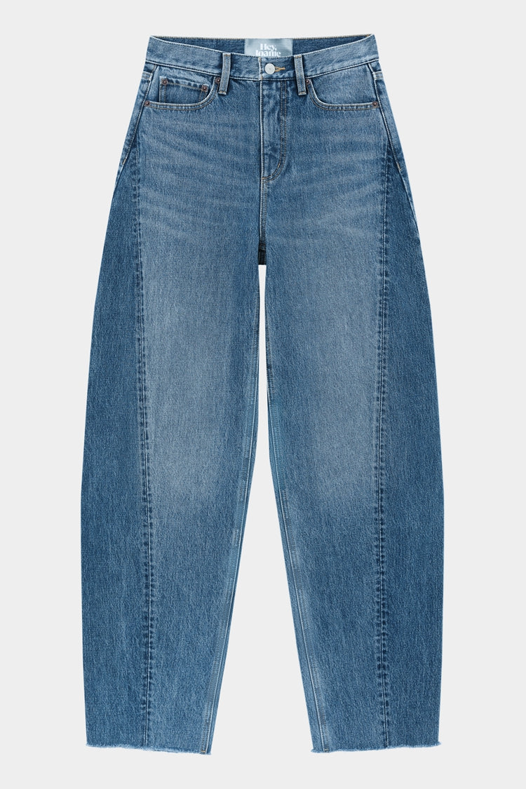 RELAXED BARREL LEG JEANS