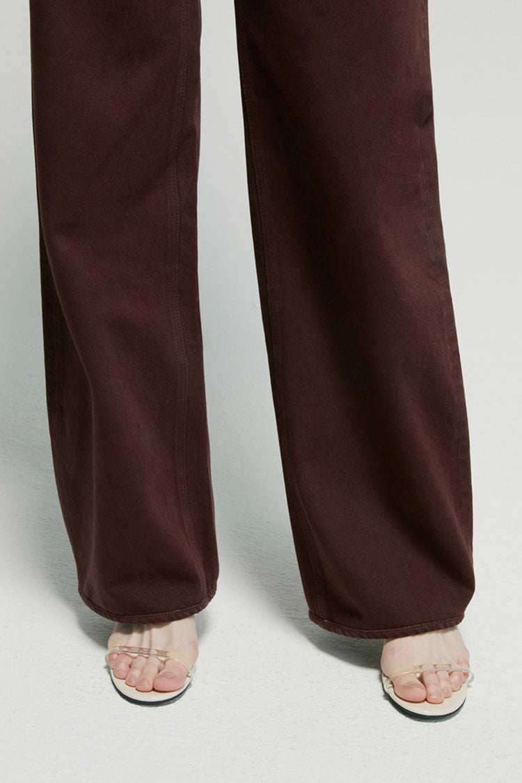 RELAXED WIDE-LEG CURVE JEANS
