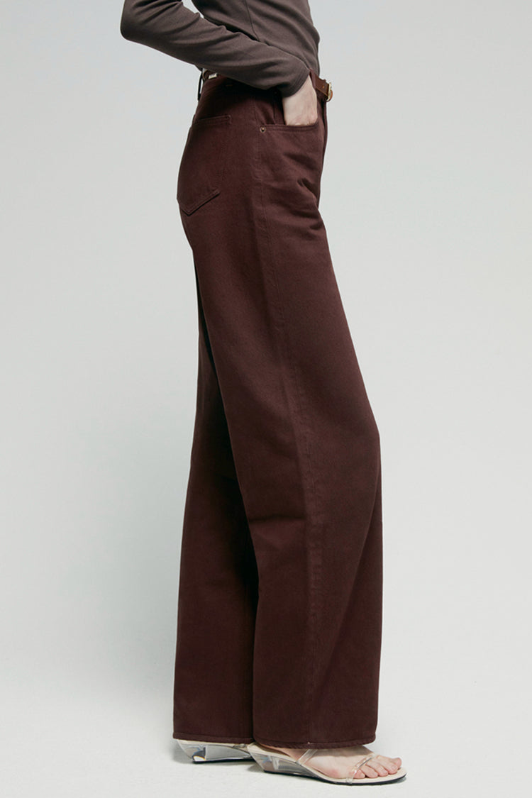RELAXED WIDE-LEG CURVE JEANS