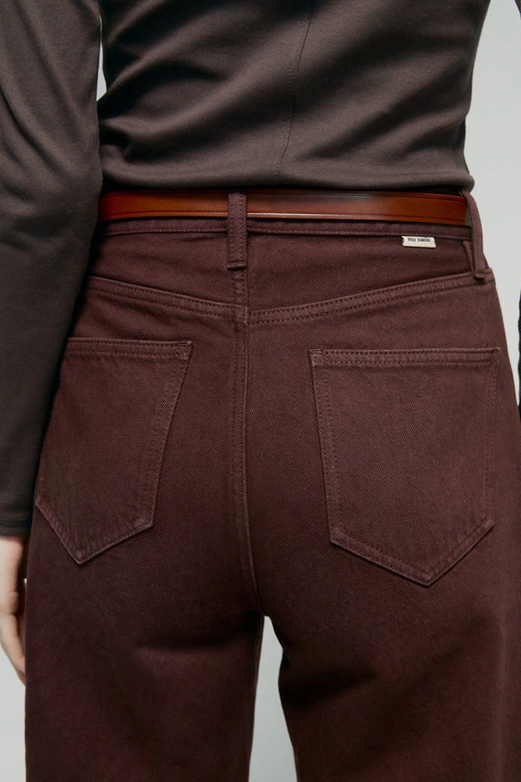 RELAXED WIDE-LEG CURVE JEANS