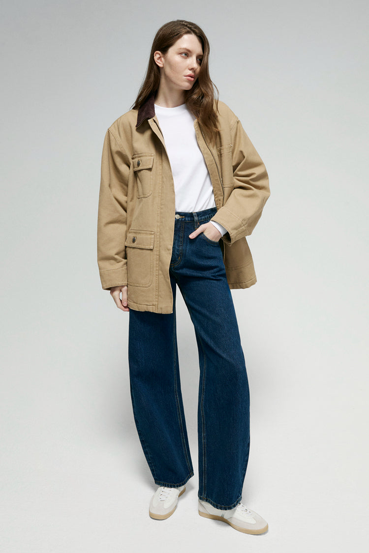 RELAXED WIDE-LEG CURVE JEANS