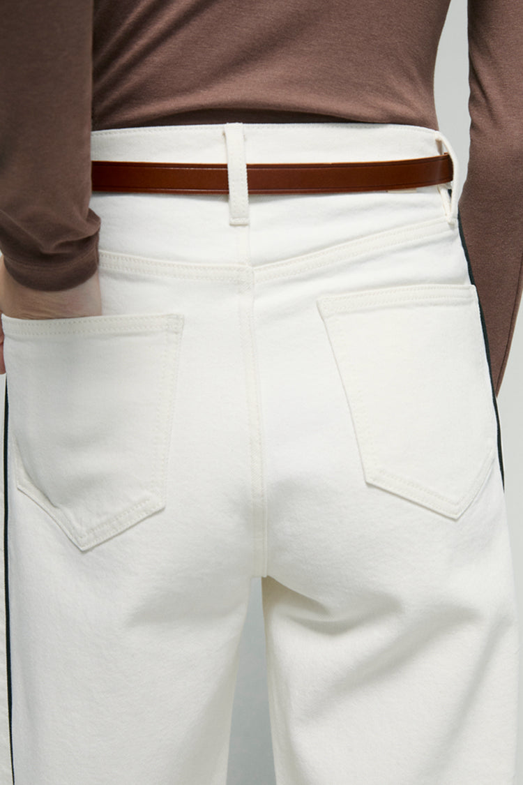 CRUSH CURVE BARREL ANKLE JEANS