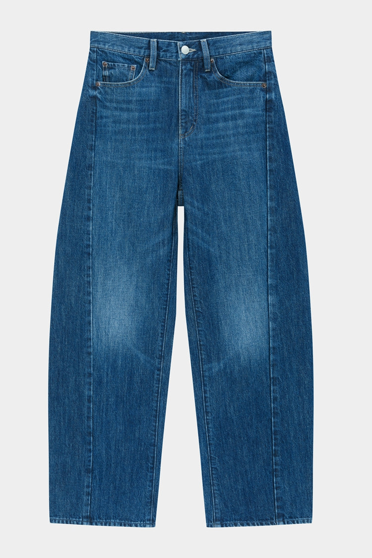CRUSH CURVE BARREL ANKLE JEANS