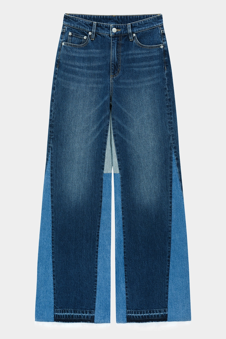 SHADOW SPLIT WIDE LEG JEANS