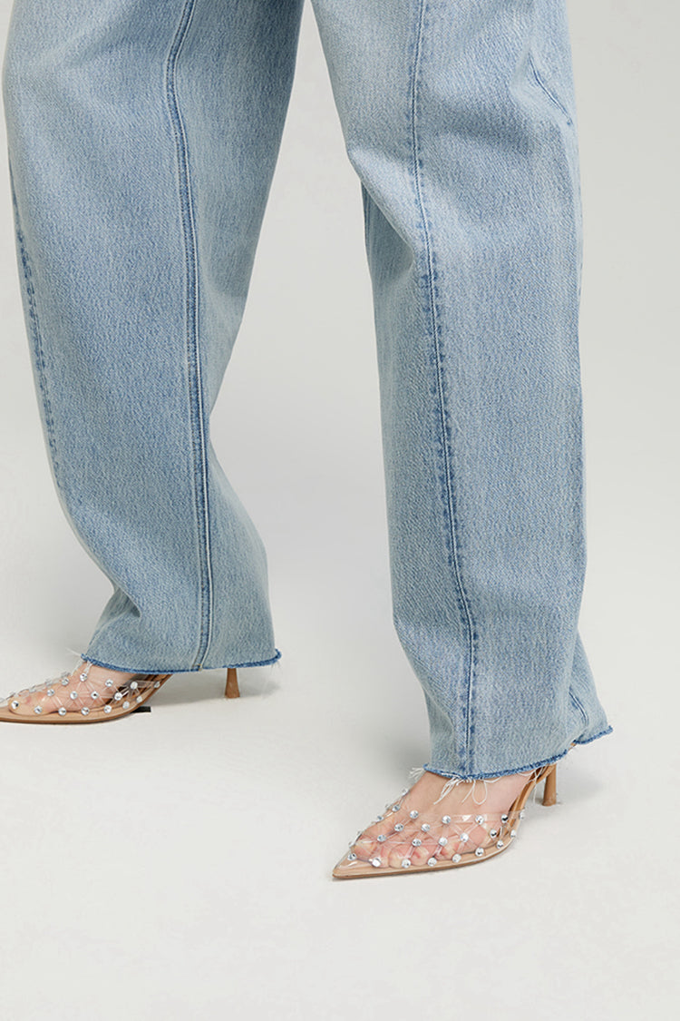 RELAXED BARREL LEG JEANS