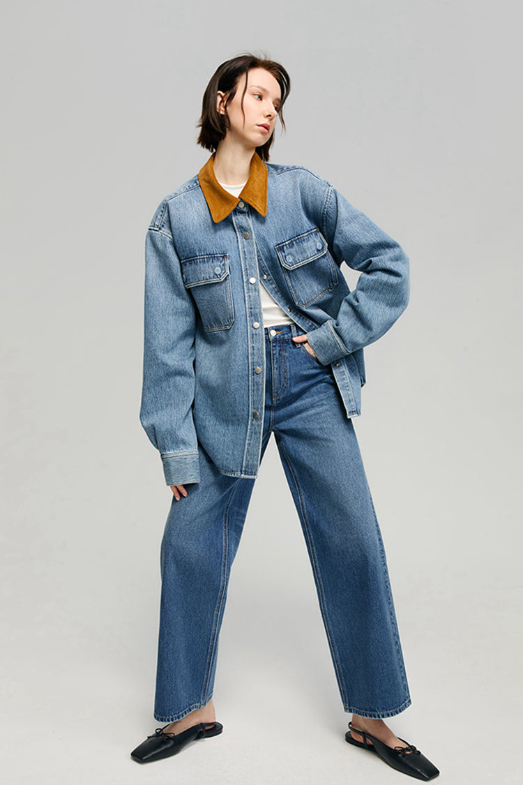 THE CITYER CROP WIDE JEANS