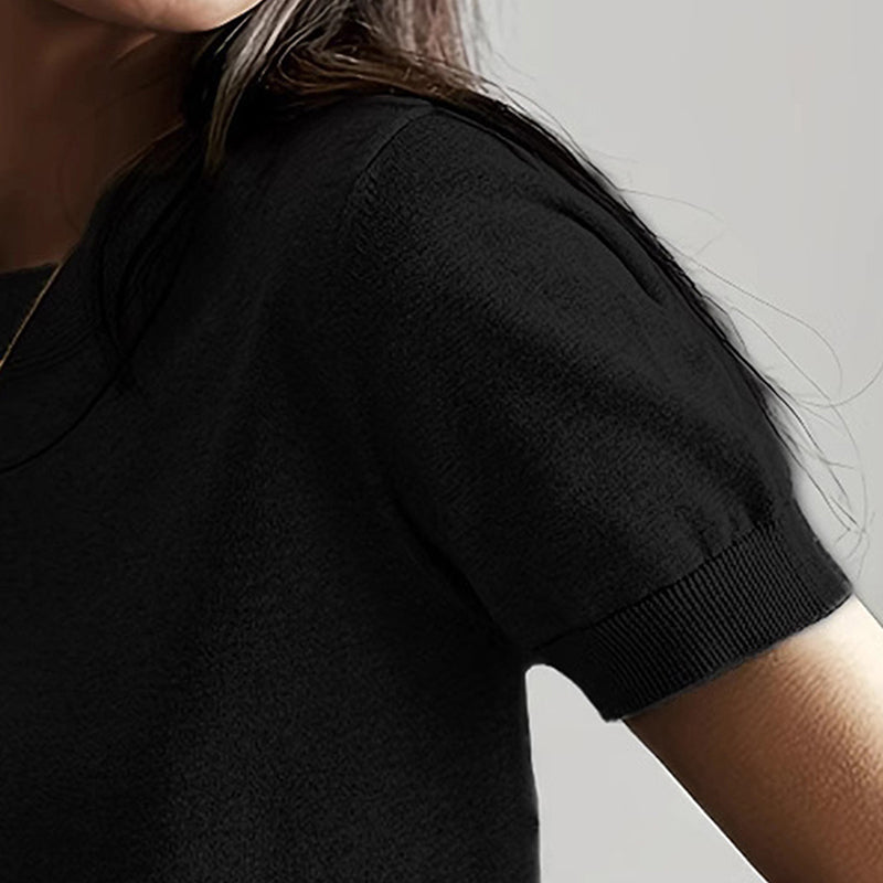 Women’s Soft Stretch Minimalist Knit Tee