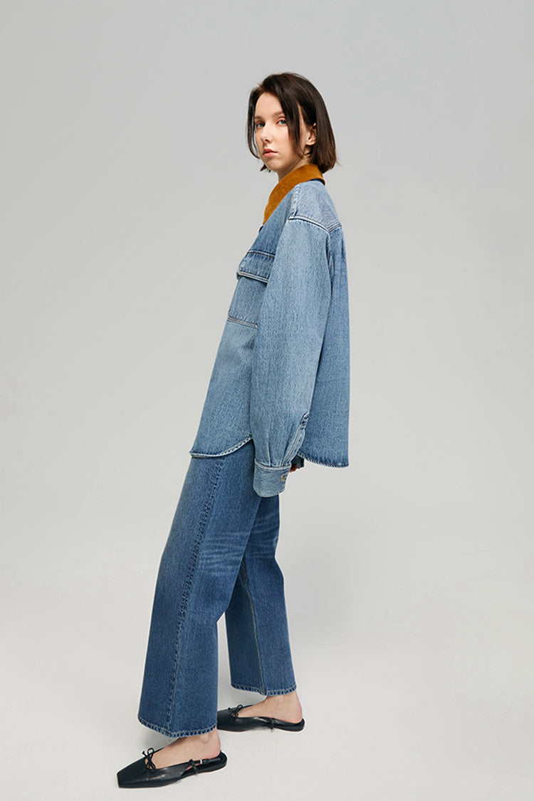 THE CITYER CROP WIDE JEANS