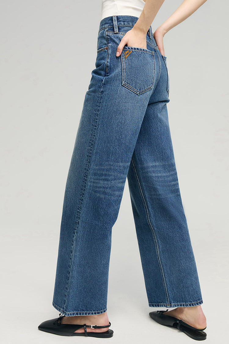 THE CITYER CROP WIDE JEANS