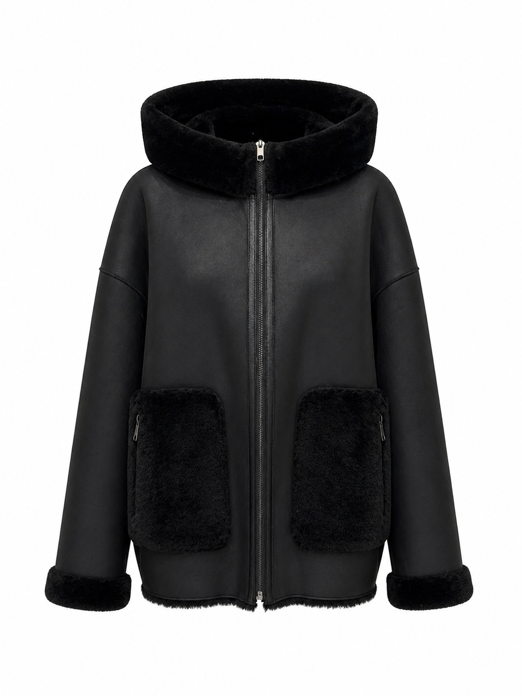Reversible Faux Shearling Jacket