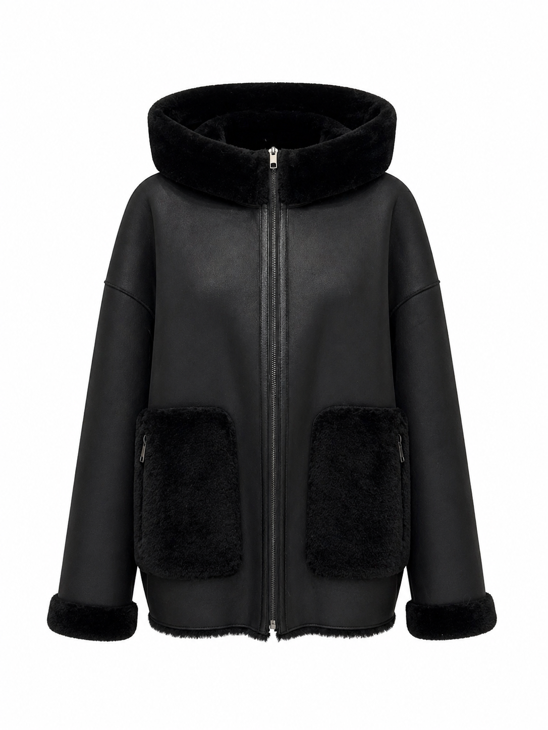 Reversible Faux Shearling Jacket