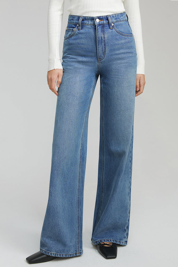 ANGELES HIGH RISE BAGGY JEANS