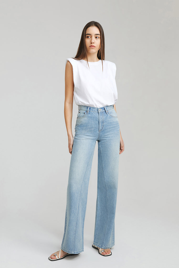 ANGELES HIGH RISE BAGGY JEANS