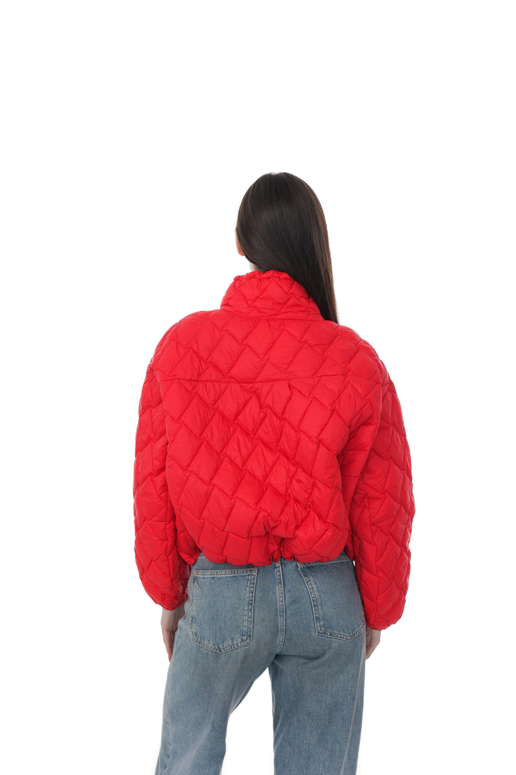 LIGHT QUILTED JACKET IN RED