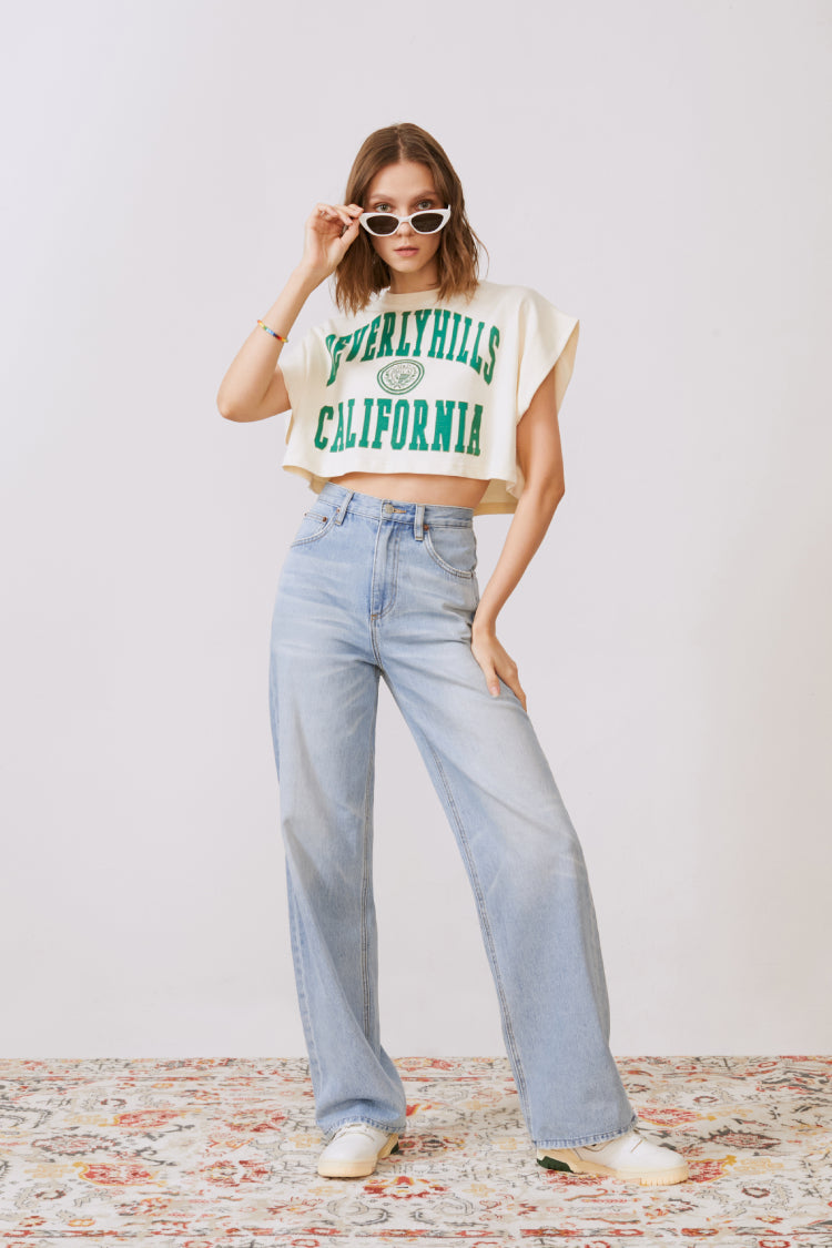 Whitefish High Rise Wide Jeans HJ007