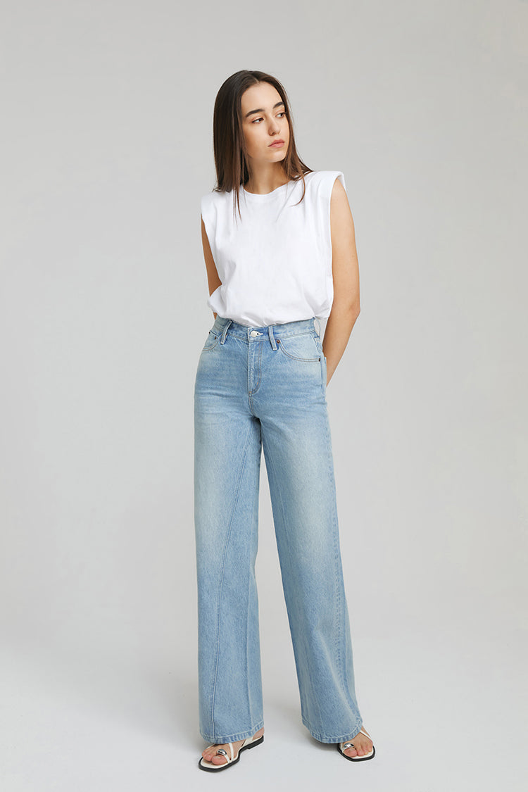 ANGELES HIGH RISE BAGGY JEANS