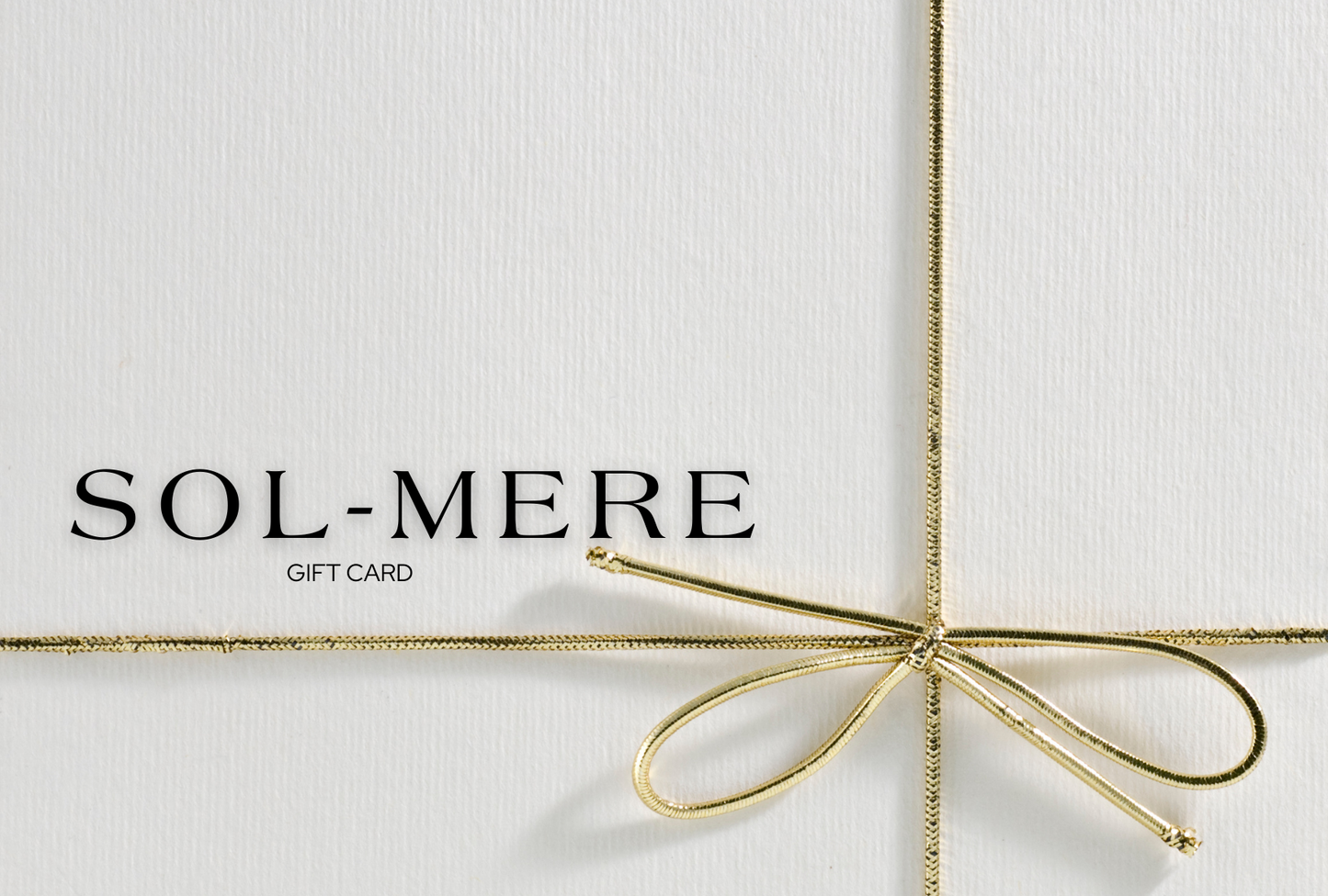 The Sol-Mere Gift Card