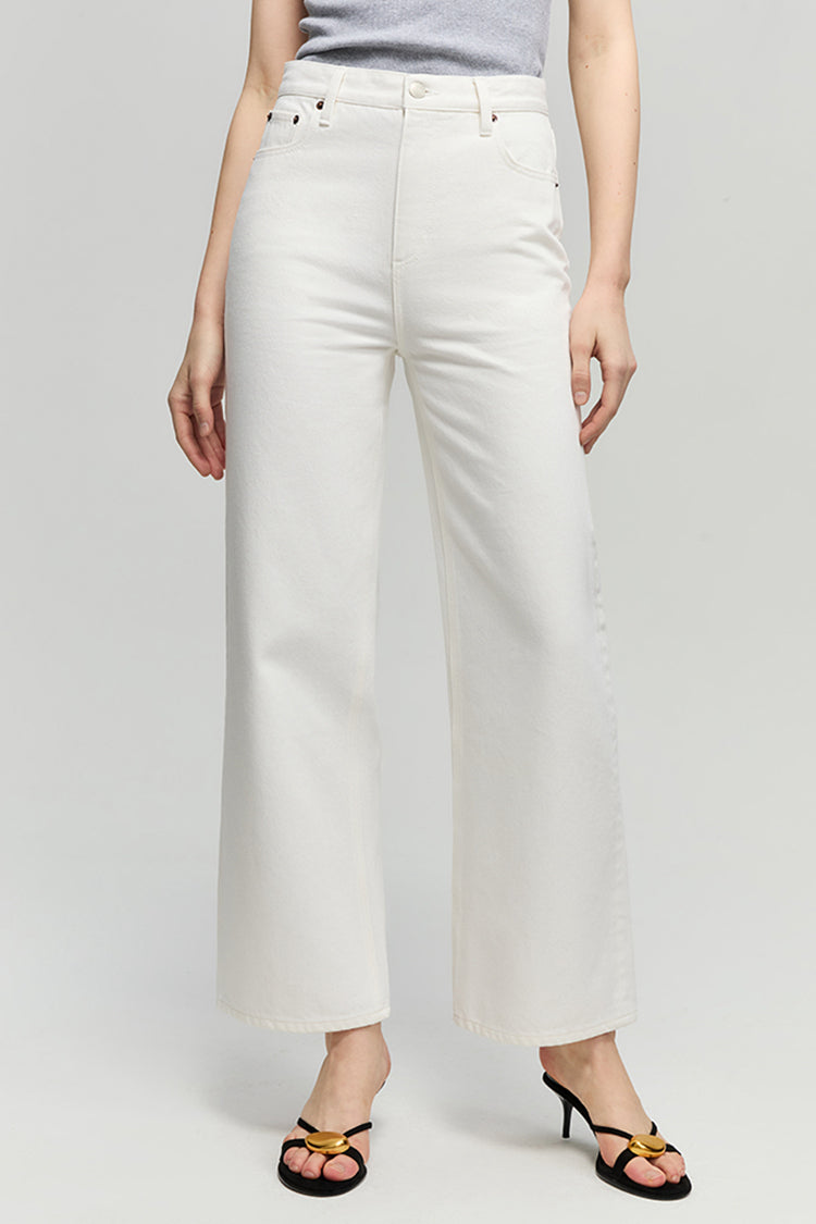 THE CITYER CROP WIDE JEANS