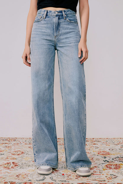 Angeles High Rise Baggy Jeans HJ103