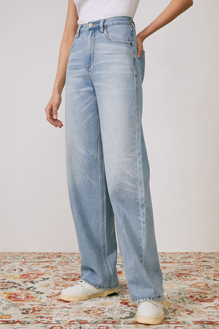 CONEY ISLAND WHITEFISH HIGH RISE WIDE JEANS