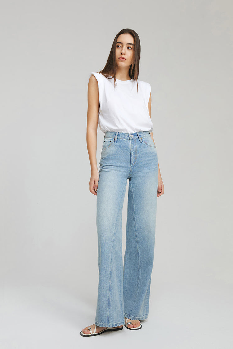 ANGELES HIGH RISE BAGGY JEANS