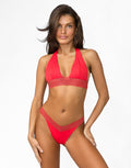 Addie Halter Top - Red