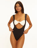 Anchor Skimpy One Piece - Black