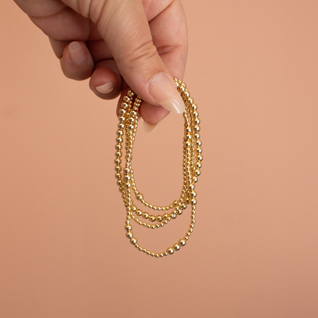 ILY BEADED STRETCH BRACELET