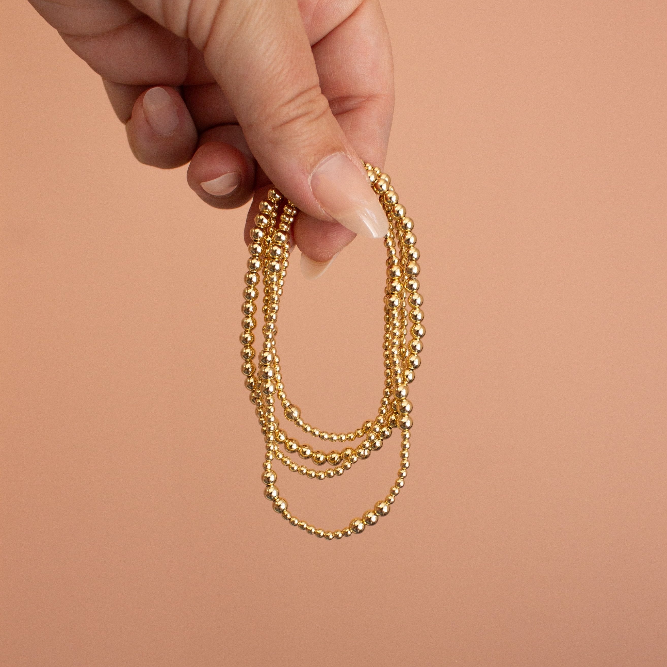 ILY BEADED STRETCH BRACELET