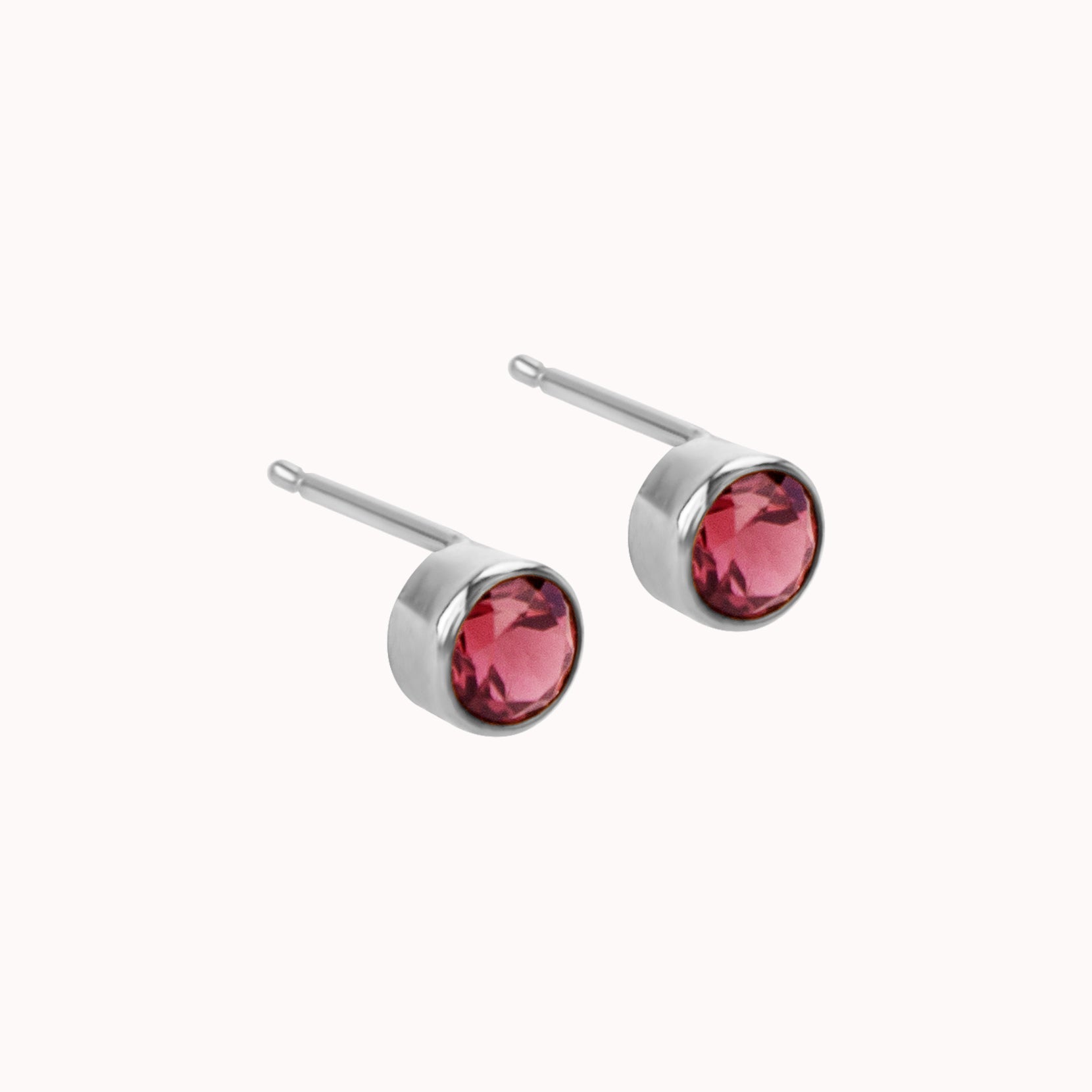 BIRTHSTONE STUD EARRINGS
