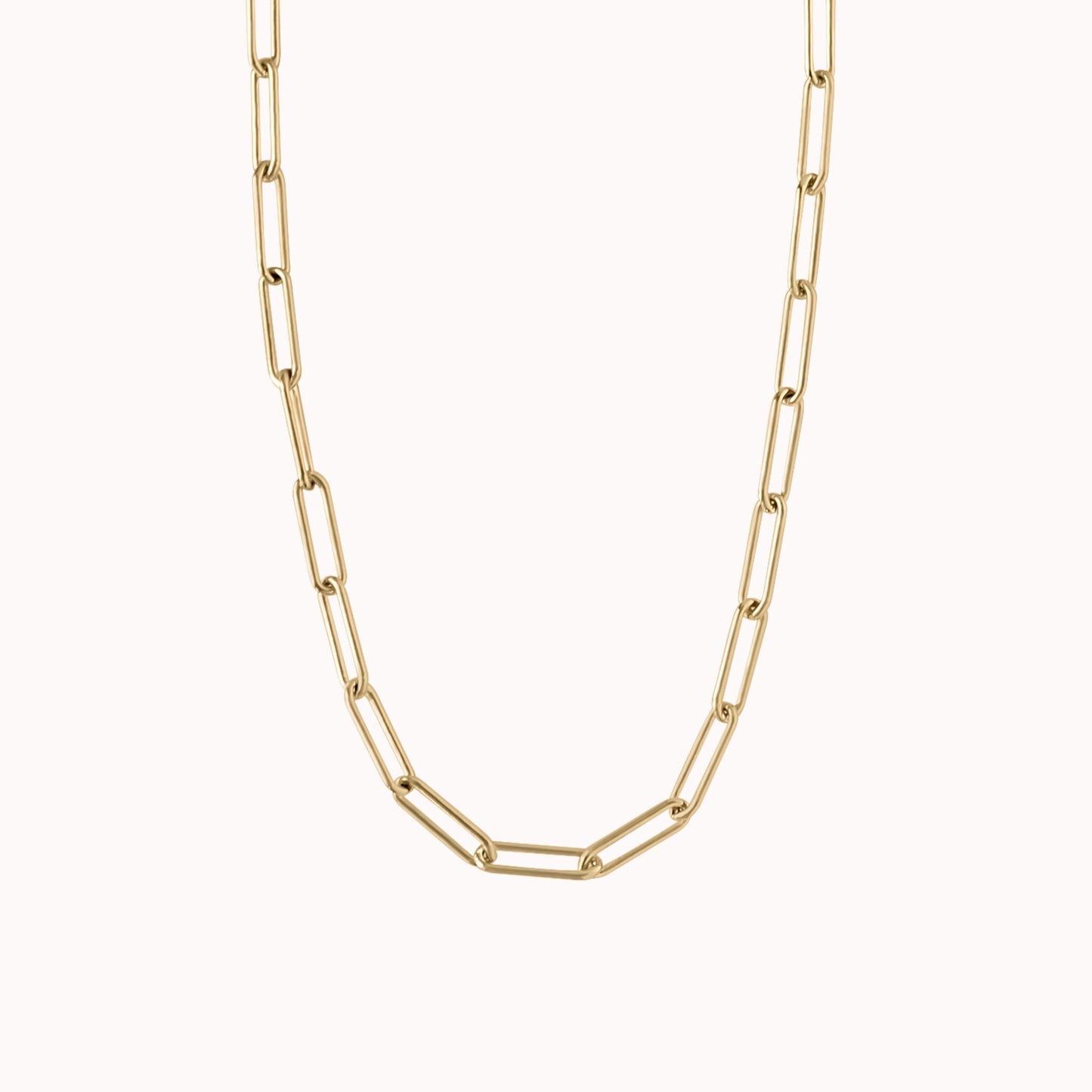 Bold Paperclip Chain Necklace