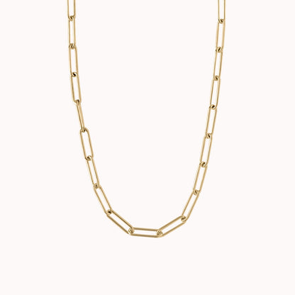 Bold Paperclip Chain Necklace