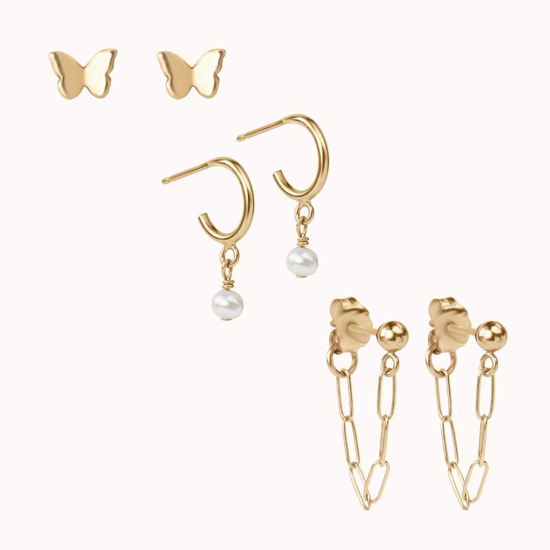 MODERN WHIMSY EARRING SET