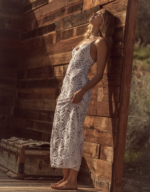 ALANA MAXI DRESS - WHITE