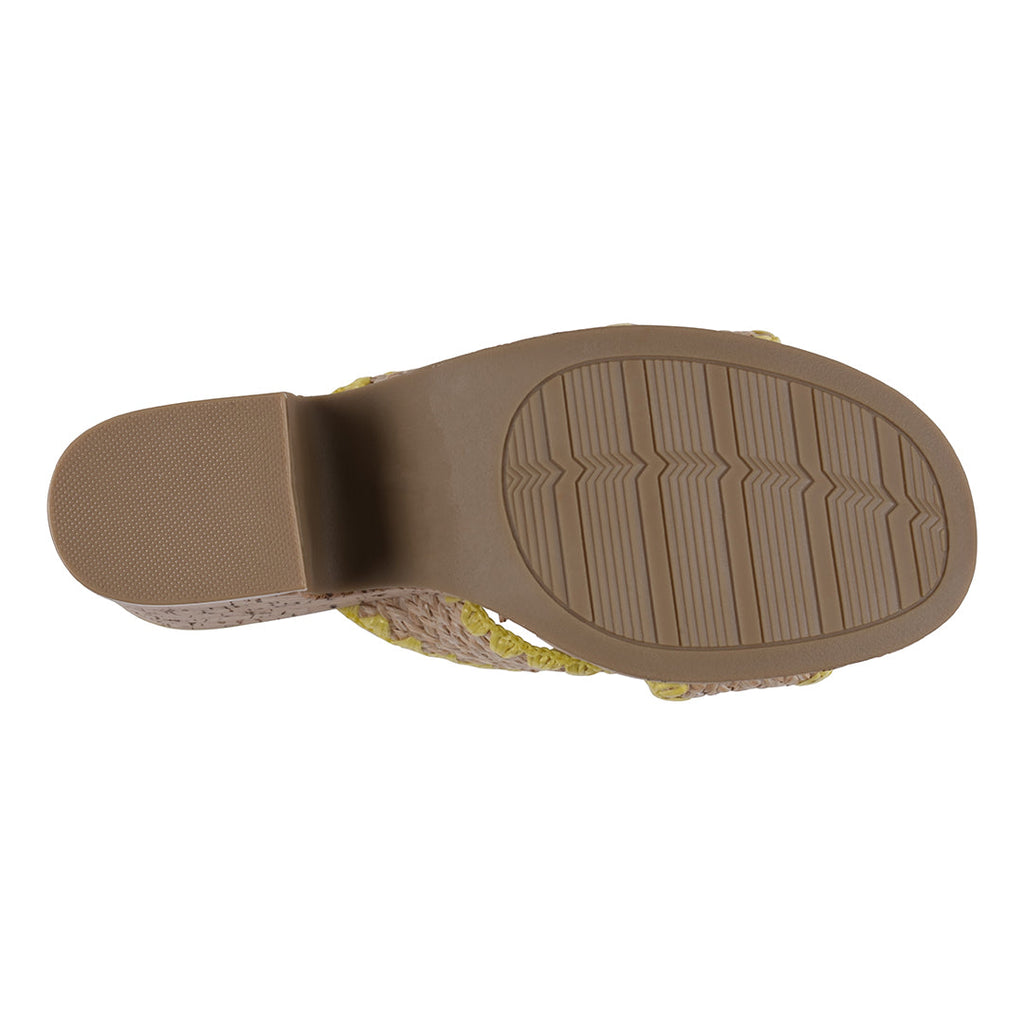 Woven Platform Heeled Sandals
