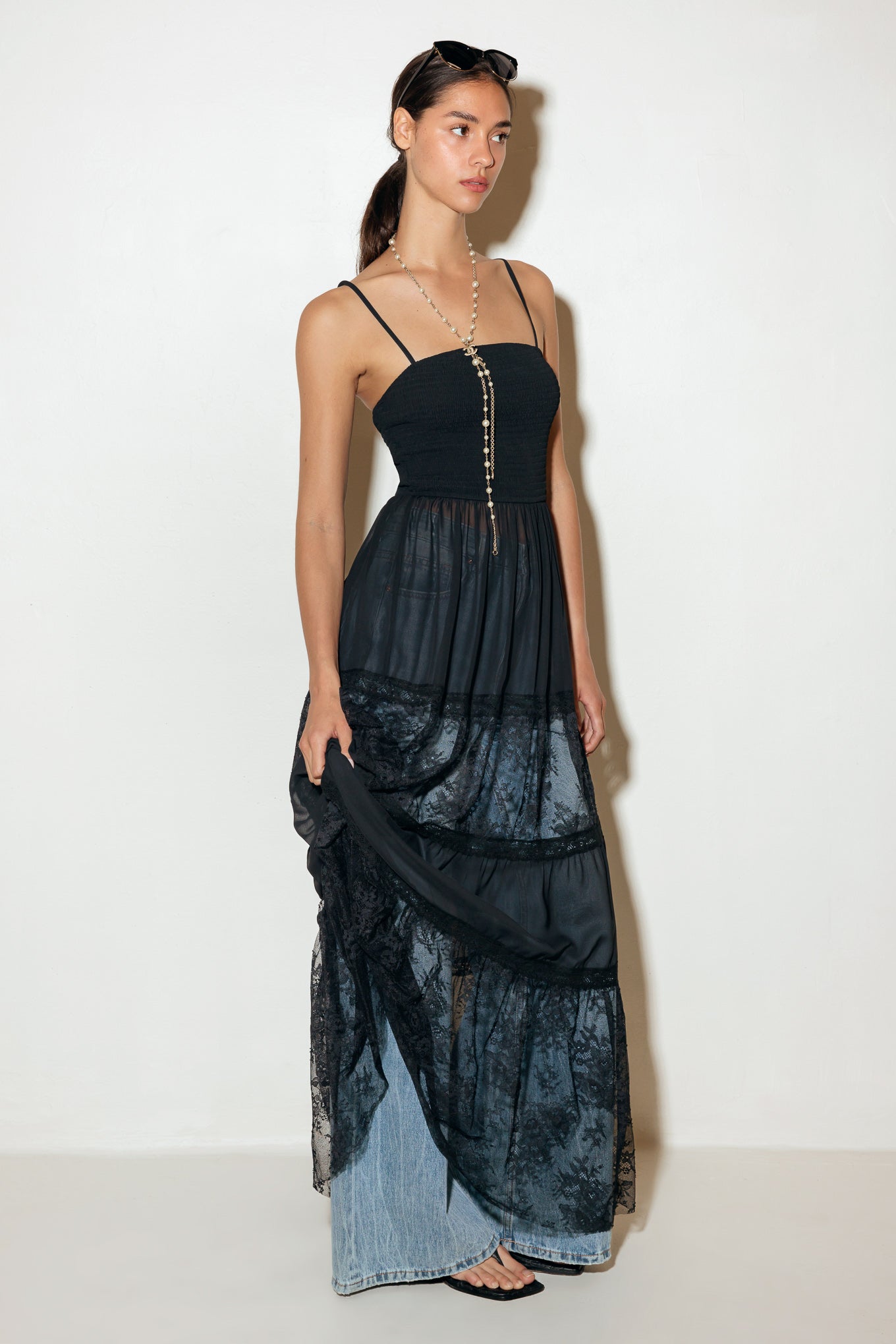 REMARKBLE ENTRANCE STRAP MAXI TOP