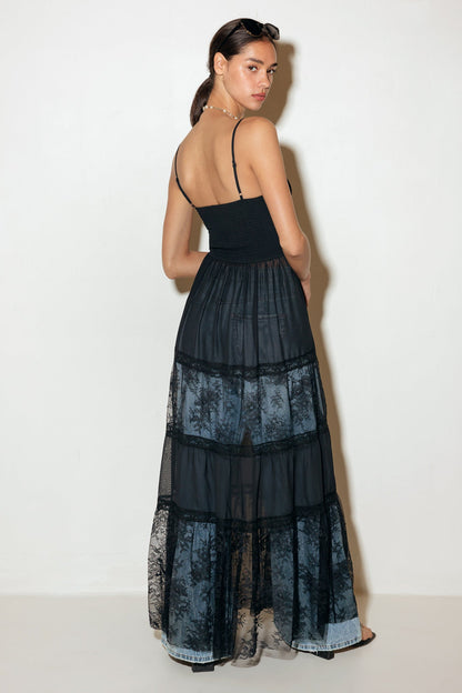 REMARKBLE ENTRANCE STRAP MAXI TOP