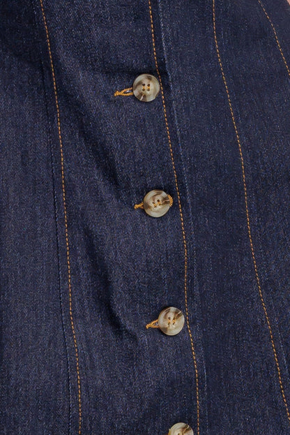 INDIGO TEMPO DENIM MINI DRESS