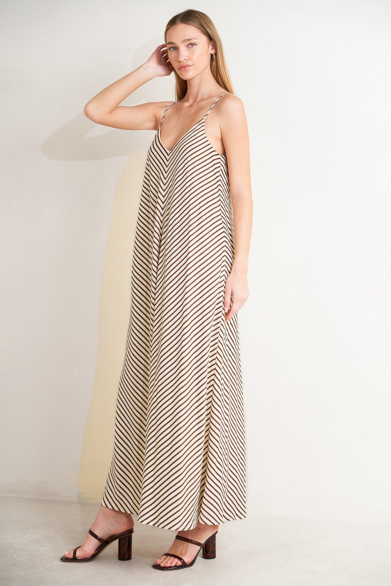 SEASIDE SILHOUETTE MIDI DRESS
