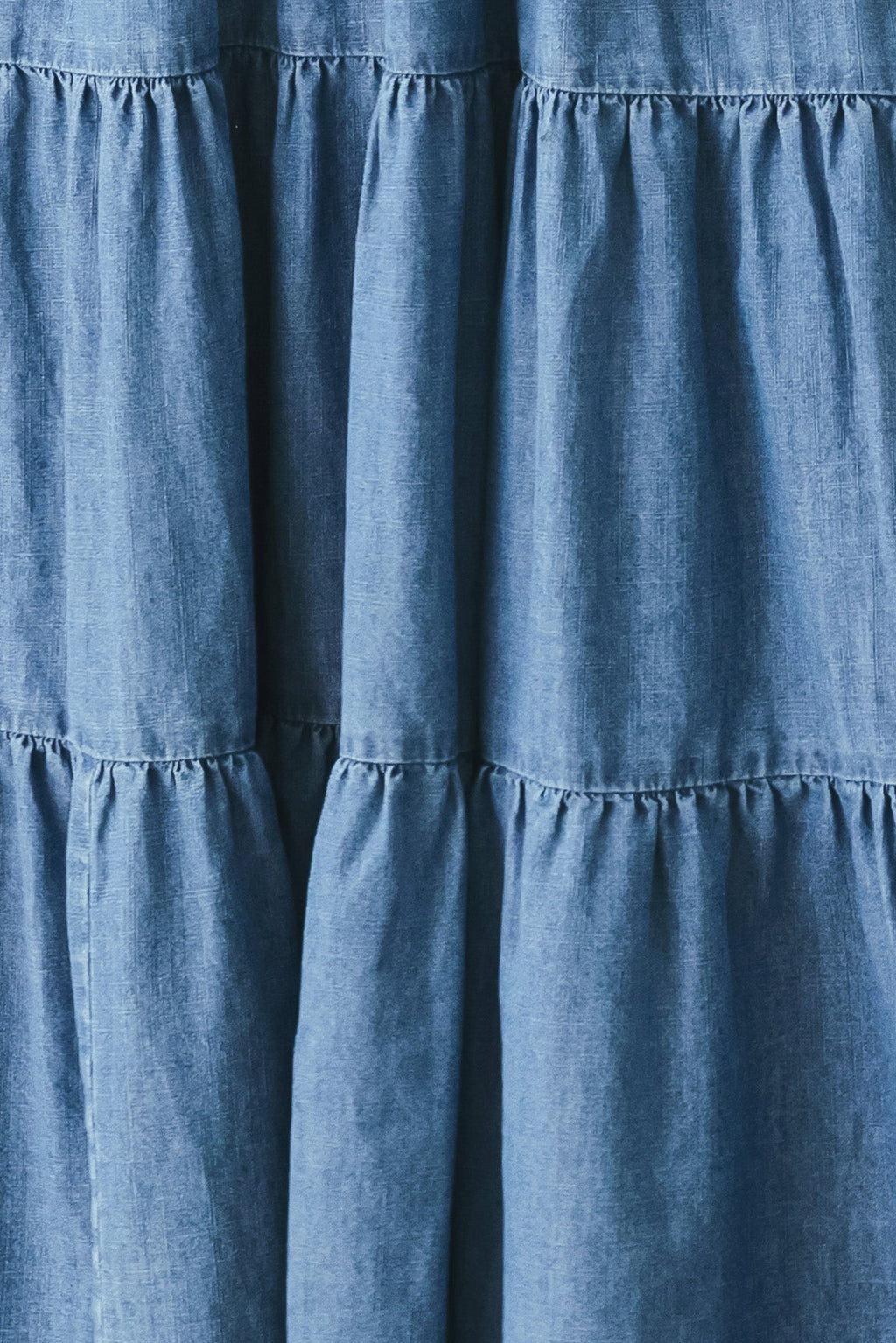 OCEAN SKY DENIM MAXI DRESS