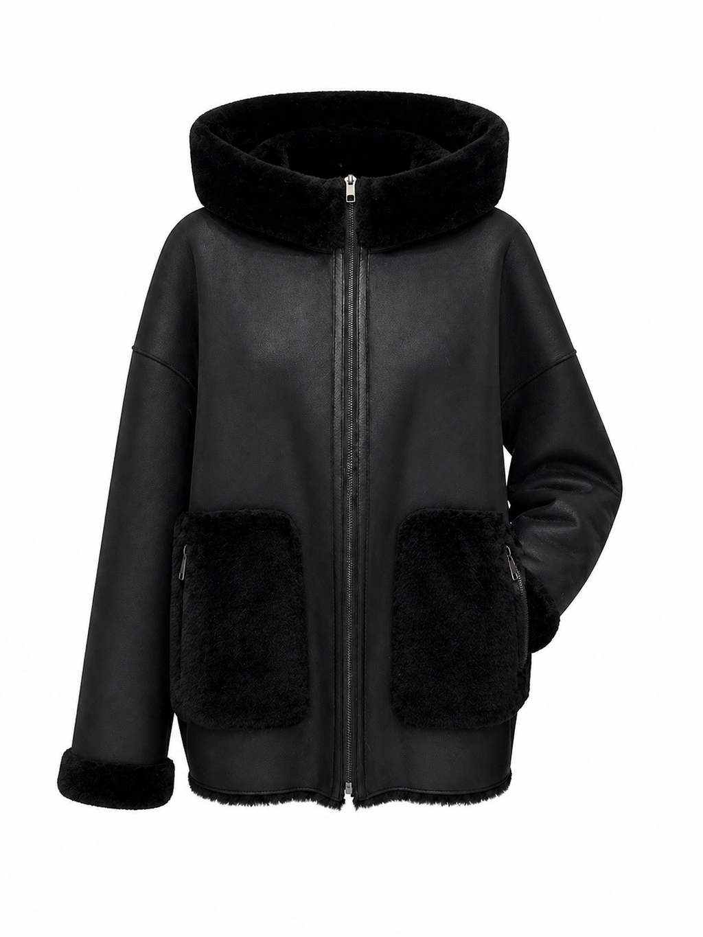 Reversible Faux Shearling Jacket